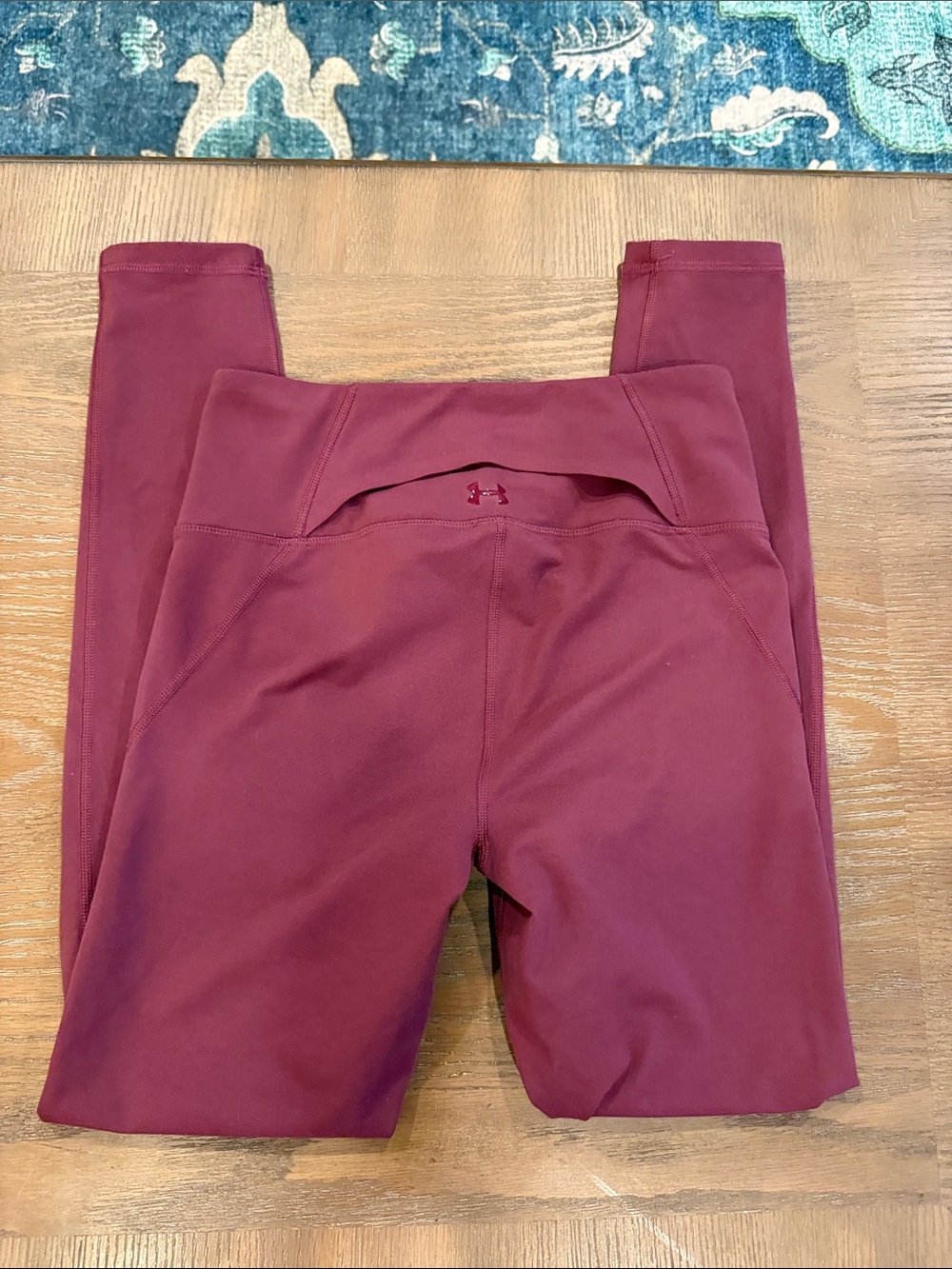 Under Armour womens Burgundy Performance Leggings